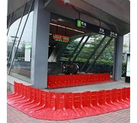 barriera antiallagamento, ABS a forma di L, for centri commerciali, stazioni della metropolitana, garage, dighe, riutilizzabile(4 pcs)