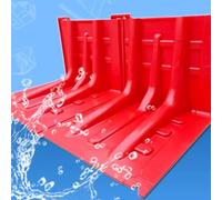 barriera antiallagamento, Barriera anti-acqua in ABS a forma di L, adatta for centri commerciali, scuole, dighe, garage sotterranei(6pcs)