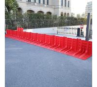 barriera antiallagamento, Barriera antiallagamento a forma di L in plastica ABS, riutilizzabile e staccabile, alta 20 pollici(4 pcs)