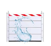 Barriera Antiallagamento Da 195 Cm Riutilizzabile In Caso Di Pioggia Intensa Piastra Di Contenimento Dell'acqua Divisorio Temporaneo Per Casa/magazzino/garage(Outside,195 * 20cm)