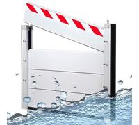 Barriera Antiallagamento In Alluminio 173 Cm Piastra Di Contenimento Dell'acqua Staccabile Pannello Di Protezione Antiallagamento Riutilizzabile Barriera Divisoria Temporanea(Inside,173 * 80cm)