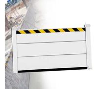 Barriera antiallagamento in Alluminio, Riutilizzabile per la Difesa Contro la Pioggia Battente, per Porte, portici, Garage, scantinati, soglie di ingr