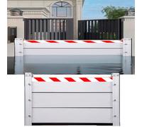 Barriera Antiallagamento L 270CM x H 80CM, Porta Barriera di Protezione Contro Le Inondazioni, Kit Soglia Barriera Antiallagamento per Porta Garage Alta, per Garage Casa Esterno Seminterrato