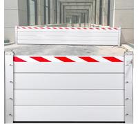 Barriera Antiallagamento Per Porte 40-160cm High Paratia Antiallagamento 60-600cm Long Verticale Porta Anti-inondazione Rimovibile Barriera di Protezione Inondazioni(H 160cm(5.3ft),L 580cm(19ft))