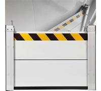 Barriera Antiallagamento Portatile Paratie Antiallagamento per Porte Resistente Paratia Antiallagamento Riutilizzabile Barriere Antiallagamento Come Alternativa Sacchi,Argento,300 * 40cm