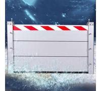 Barriera Antiallagamento Rimovibile E Riutilizzabile 131-140 Cm Dighe Temporanee Rimovibili Piastra Di Contenimento Dell'acqua Per Garage, Cantina, Vialetto D'accesso(Outside,138 * 100cm)