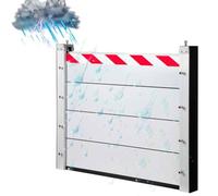 Barriera Antiallagamento Riutilizzabile 201-210 Cm Barriere Antiallagamento Temporanee Piastra Di Contenimento Acqua Rimovibile Per Garage, Cantina, Porta D'ingresso, Vialetto(Inside,202 * 20cm)