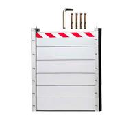 Barriera Antiallagamento Riutilizzabile 50 60 70 80 90 100cm Long Barriera Mobile Di Protezione Dalle Inondazioni Per Porte Paratie Antiallagamento(H 120,L 80cm)