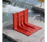 Barriera Antiallagamento Riutilizzabile In ABS A Forma Di L,Adatta Per Garage,Scantinati E Aree Comuni(50-pcs)