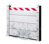 Barriera Antiallagamento Riutilizzabile Staccabile 191-200 Cm Piastra Di Contenimento Acqua Pannello Di Protezione Antiallagamento Per Casa/magazzino/garage(Inside,198 * 60cm)