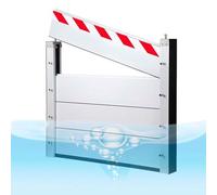 Barriera Antiallagamento Temporanea Rimovibile E Riutilizzabile Da 172 Cm Barriera Divisoria In Alluminio Con Piastra Di Contenimento Dell'acqua Per Casa/magazzino/garage(Outside,172 * 60cm)