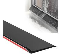 Barriera Antipioggia per Finestre Barriera Pioggia in Gomma 135° Autoadesiva per Soglie Finestre E Porte Auto, Profilo Blocca Schizzi E Acqua Laterale 4,5 Cm/5,5 Cm Larghezza 5.5cm,1m(3.3ft)