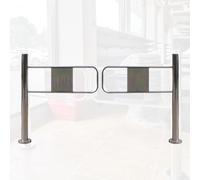 Barriera automatica in acciaio inox per supermercati e biblioteche, 180 cm, spinta unidirezionale, ideale per centri commerciali e negozi al dettaglio, soluzione di sicurezza migliorata