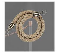 Barriera Code, Corda barriera Code, Corda Canapa Intrecciata da 1,5 m 5 Piedi barriera Controllo Folla 2 5 6 13 Piedi, Corde barriera Intrecciate con Ganci Neri e Dorati Cinema, Hotel e Banche.