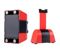 Barriera con cintura retrattile in nylon ABS | Dimensioni multiple rosse for il controllo della folla negli spazi pubblici(3 m/9.8ft)