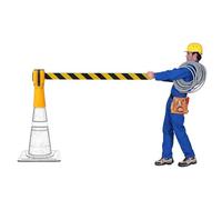 barriera con fissaggio a parete, For il Blocco delle Aree Pedonali(A,3M(9.8FT))