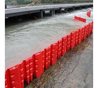 Barriera contro le inondazioni a forma di L a distribuzione rapida per garage e protezione di emergenza - Diga d'acqua ABS resistente per centri commerciali stazioni della metropolitana e soluzioni di