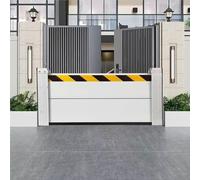 Barriera Contro Le Inondazioni Porta Multiuso Mobile della Barriera di Protezione Contro Le Inondazioni Pannello da Parete Anti-inondazione per Garage Cantina Porta Anteriore,Argento,200 * 80cm