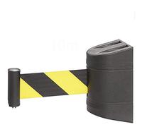 Barriera da parete retrattile, in plastica ABS da 10 m, con chiusura magnetica, ideale per negozi al dettaglio, aeroporti, banche
