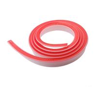 Barriera d'acqua in silicone per bagno, soluzione per la ritenzione idrica della doccia (trasparente, 200 cm)