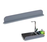 Barriera d'acqua per lavandino, protezione per bordi del lavandino, protezione contro gli schizzi del lavandino in silicone, protezione dell'acqua del bordo del lavandino, paraspruzzi e paraspruzzi,