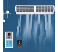Barriera D'aria Con Telecomando, Ventilatore A Parete, Air Door Barriera D'Aria, Interruttore A 2 Velocità, Per Negozi - Per Porte Vento Naturale, 60cm, 90cm, 100cm, 120cm, 150cm ( Size : 120cm )