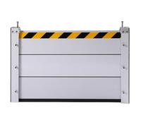 Barriera dell'acqua Controllo delle alluvioni Barriere pesante Design del deflettore della barriera di inondazione per porta del garage H60CM L200cm