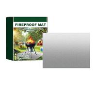 , barriera di calore | Grill Safety Protector per pentola per patio del ponte in sotto il campeggio del fumatore di fuoco BBQ Burning Burning Protection surfece Cooking Ember Resistente Calc