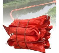 Barriera di contenimento del petrolio a galleggiante, barriera galleggiante in PVC per porti, fiumi e risposta alle emergenze L20M/65.61FT H60cm/23.62inch