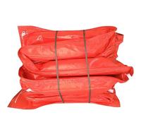 Barriera di contenimento dell'olio in PVC, solido contenimento dei rifiuti galleggiante, barriera di fuoriuscita di lunghezza personalizzabile per alghe e rifiuti d'acqua, altezza 75 cm, lunghezza 10