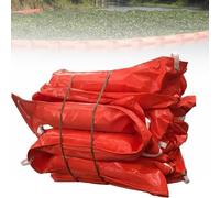 Barriera di contenimento galleggiante in PVC per olio, barriera di contenimento riutilizzabile ad alta resistenza, per fiumi, porti, laghi, moli L20M/65.61FT H80cm/31.49inch