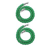 Barriera di controllo della folla con corda a montante, barriere sicurezza, barriera coda a for feste in hotel/eventi/banche/ospedali(Green B,214cm/7ft)