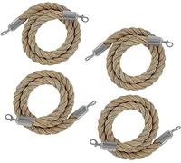 Barriera di controllo della folla da esterno con gancio e corda, linea di sicurezza durevole resistente alle intemperie per la gestione degli eventi e la sicurezza pubblica, ideale per la gestione