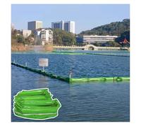 Barriera di intercettazione Barriera di contenimento dell'olio Galleggiante in PVC, Senza giunzioni Recinzioni di intercettazione dell'olio Industriale Barriera per Acqua in PVC Verde ad al