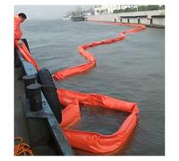 Barriera di intercettazione in PVC per Acqua ad Alta visibilità, barriera di contenimento dell'olio a Galleggiante da 35 45 60 75 80 90 110 150 cm, barriera di contenimento per fuoriuscite d