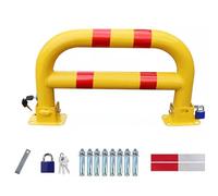 Barriera di parcheggio a forma di U, blocco a terra resistente, antifurto per garage per sicurezza vialetto, pali stradali da 32,8 cm