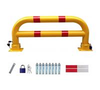 Barriera di parcheggio a forma di U, blocco a terra resistente, antifurto per garage per sicurezza vialetto, pali stradali da 32,8 cm