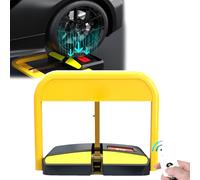 Barriera di parcheggio automatica anticollisione (50 m), barriera di parcheggio pieghevole, raggio di controllo remoto, blocco del parcheggio rimovibile,A