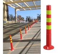 Barriera di parcheggio, dissuasore stradale in plastica flessibile per vialetto, strada o garage, include bulloni di ancoraggio per un'installazione sicura