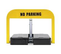 Barriera di parcheggio, serratura elettronica di parcheggio automatica con telecomando pieghevole da 12 W, chiusura di parcheggio, con 2 chiavi e 2 telecomandi
