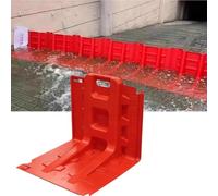 Barriera di Protezione dalle Inondazioni, Barriera di Emergenza per L'acqua Installazione Rapida Deflettore A L in Plastica ABS per Deviazione dei Fiumi, Garage, Scantinati(83x77x75.5cm)