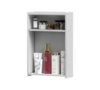 Barriera di Protezione Superiore Mobile Pensile Bagno Sospeso Pensili Cucina Sospesi Industrial Molteplici Livelli di Stoccaggio Adatto per Bagno, Soggiorno, Camera da Letto(A)
