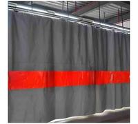 Barriera di saldatura resistente ai raggi UV con finestre di visualizzazione, protezione durevole per officine e uso industriale, protegge dai raggi UV e garantisce una chiara visibilità