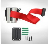 Barriera Di Sicurezza a Naretrattile a Parete, Barriere Di Sicurezza in Corda Di Acciaio Inossidabile, Barriera Di Sicurezza per il Controllo Della Folla/5M/16.5Ft