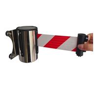 Barriera di sicurezza a nastro retrattile per mont Barriera magnetica, barriera rossa e bianca da 6,5/9,8/16,4 piedi for negozi di alimentari, stadi, scuole,5