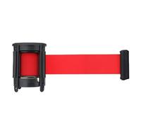 Barriera di sicurezza a nastro retrattile per mont Sport Outdoor Supporto da parete Paletto Cintura rossa Nastro protettivo in acciaio inossidabile 2 m 3,0 5 Barriera regolabile(2 meters)