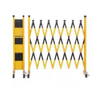 Barriera di sicurezza, barricata mobile regolabile con ruote, recinzione stradale pieghevole portatile e barriera di sicurezza per scuole, garage, eventi all'aperto e strade (nera, 1,2x2,5 m)