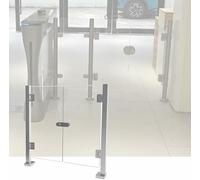 Barriera di sicurezza commerciale, barriera acrilica universale dell'entrata per i supermercati e gli edifici per uffici, soluzioni di chiusura per la sicurezza e il controllo di accesso migliorati