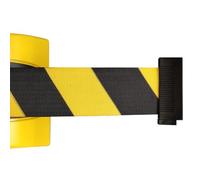 Barriera Di Sicurezza con Cintura Retrattile a Parete, Barriera Di Sicurezza con Corda Retrattile per Code, Uffici e Aree Pubbliche/2M/6.5Ft