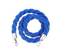 Barriera di sicurezza con corda a montante, barriera for il controllo della folla, for saloni dell'auto, hotel, for code resistente clip lucidate, barriere in resistenti(Blue Sliver,4m/13.1ft)
